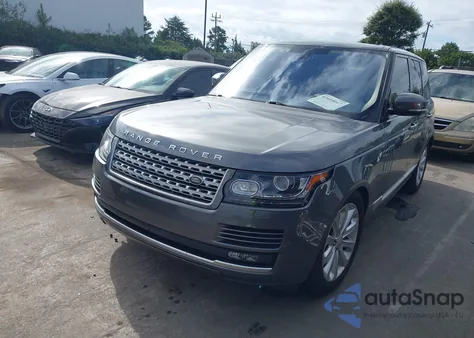 2016 Land Rover Range Rover 3.0L V6 Supercharged Hse z USA, uszkodzony, nr VIN SALGS2PF4GA300393